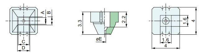 Cube Vacuum Suction Cups Zp2